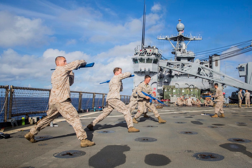 15th MEU Marines sharpen hand-to-hand skills