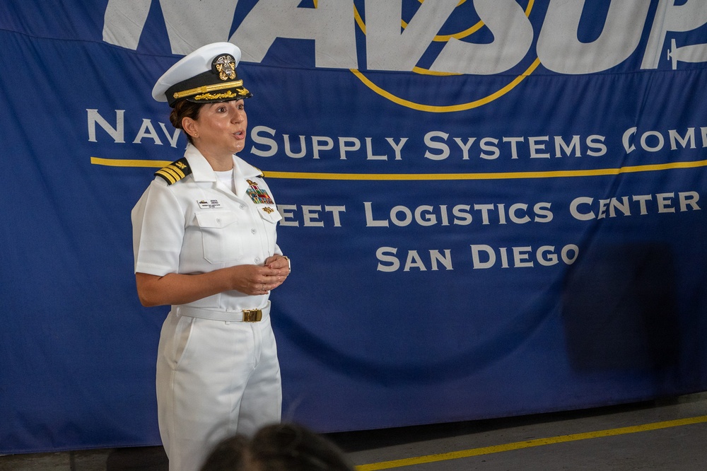 NAVSUP FLC San Diego Cmdr. Jimenez Promoted