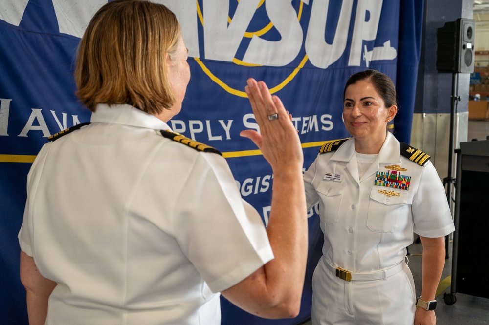 NAVSUP FLC San Diego Cmdr. Jimenez Promoted