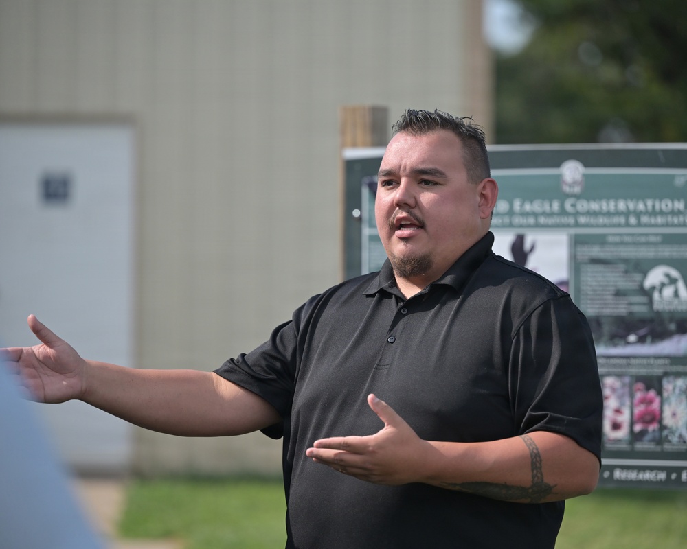 Tulsa District representatives tour Iowa Nation eagle rescue, meet with tribal leaders