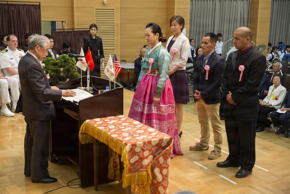MCAS service members recognized for assistance after Typhoon Halong