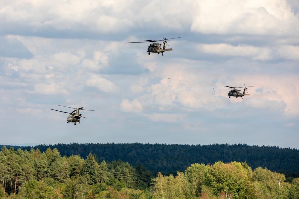 12th Combat Aviation Brigade conducts air assault training in Germany