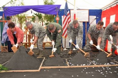 Yokota High School Groundbreaking
