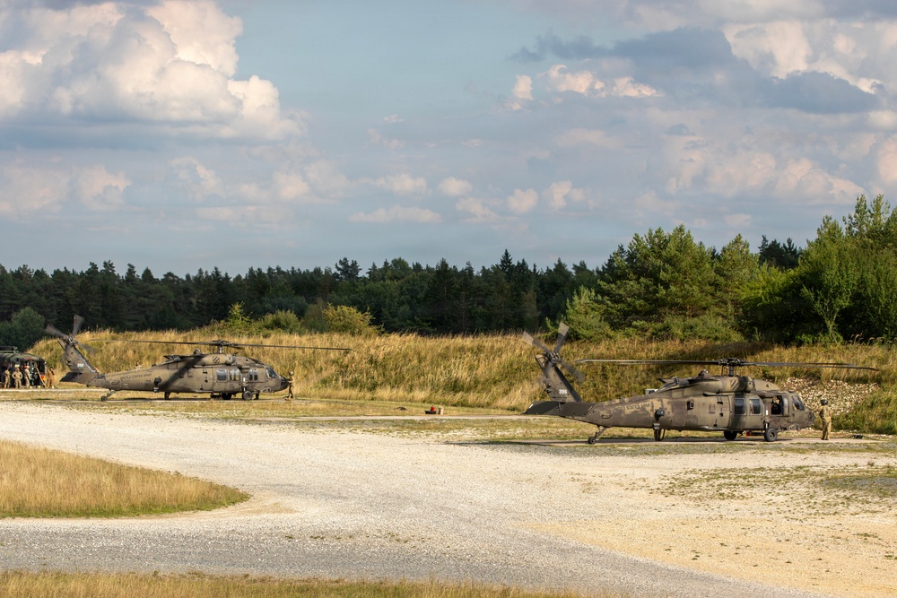 12th Combat Aviation Brigade conducts air assault training in Germany