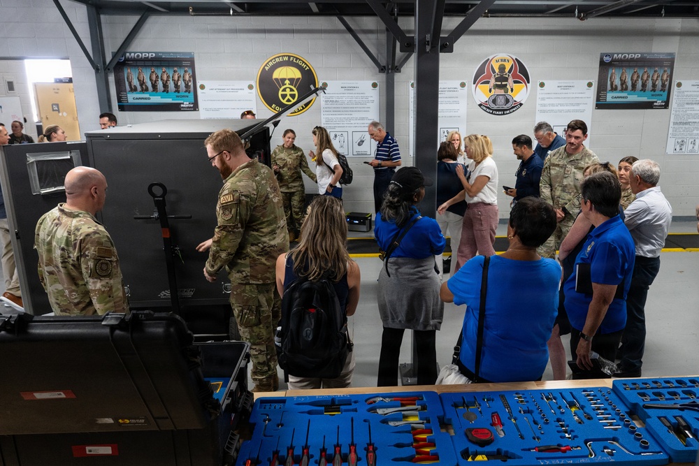 317th AW shows AMC civic leaders how victory starts at Dyess