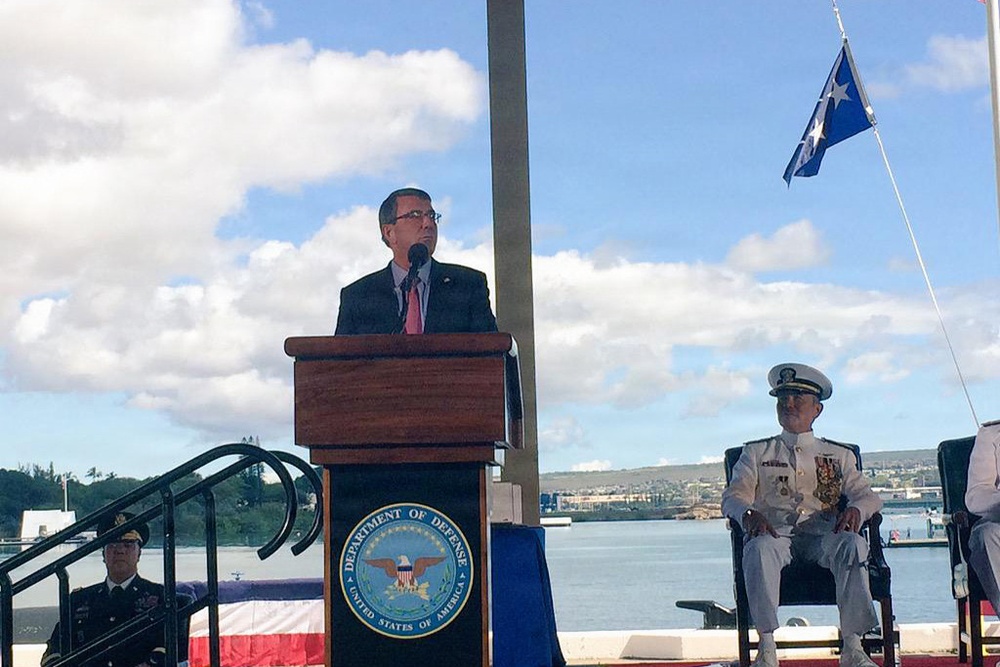 Carter Urges Peaceful Resolution of South China Sea Disputes