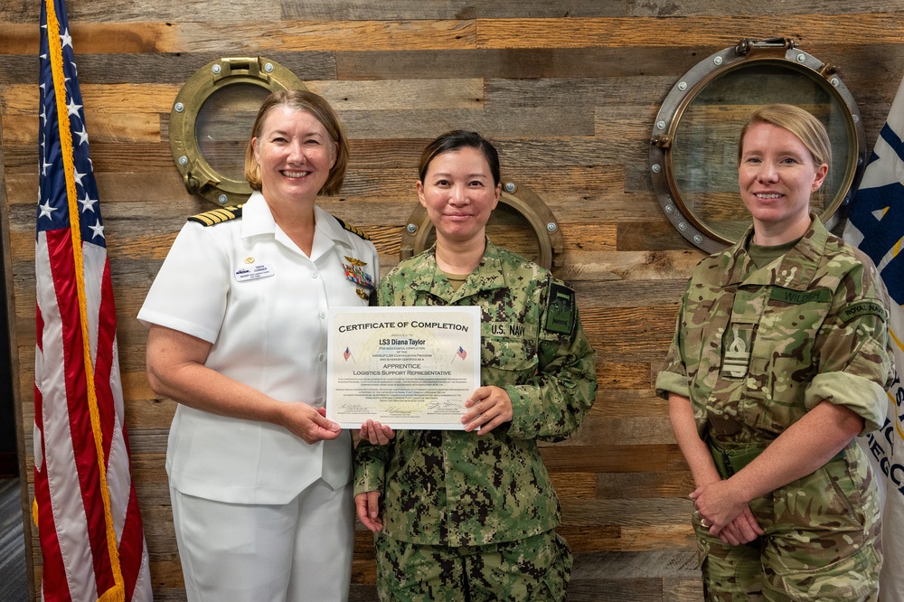 Navy Reserve Sailors Complete Logistics Support Representative Apprentice Qualification