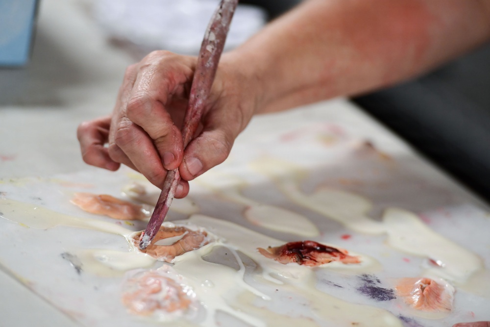 Moulage training prepares volunteers for upcoming exercise