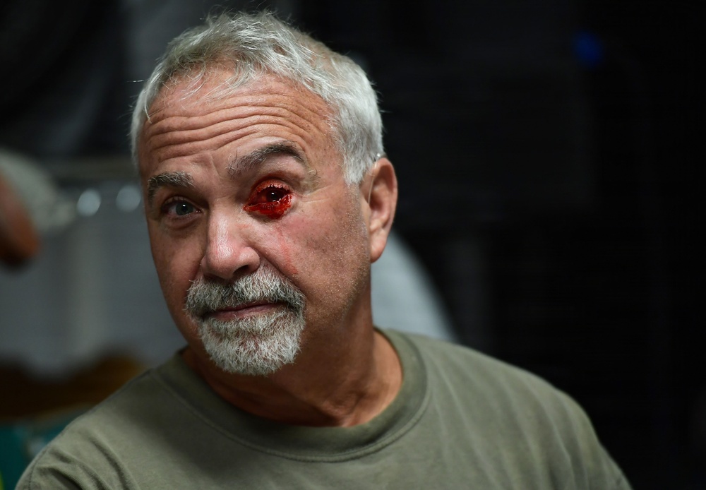 Moulage training prepares volunteers for upcoming exercise