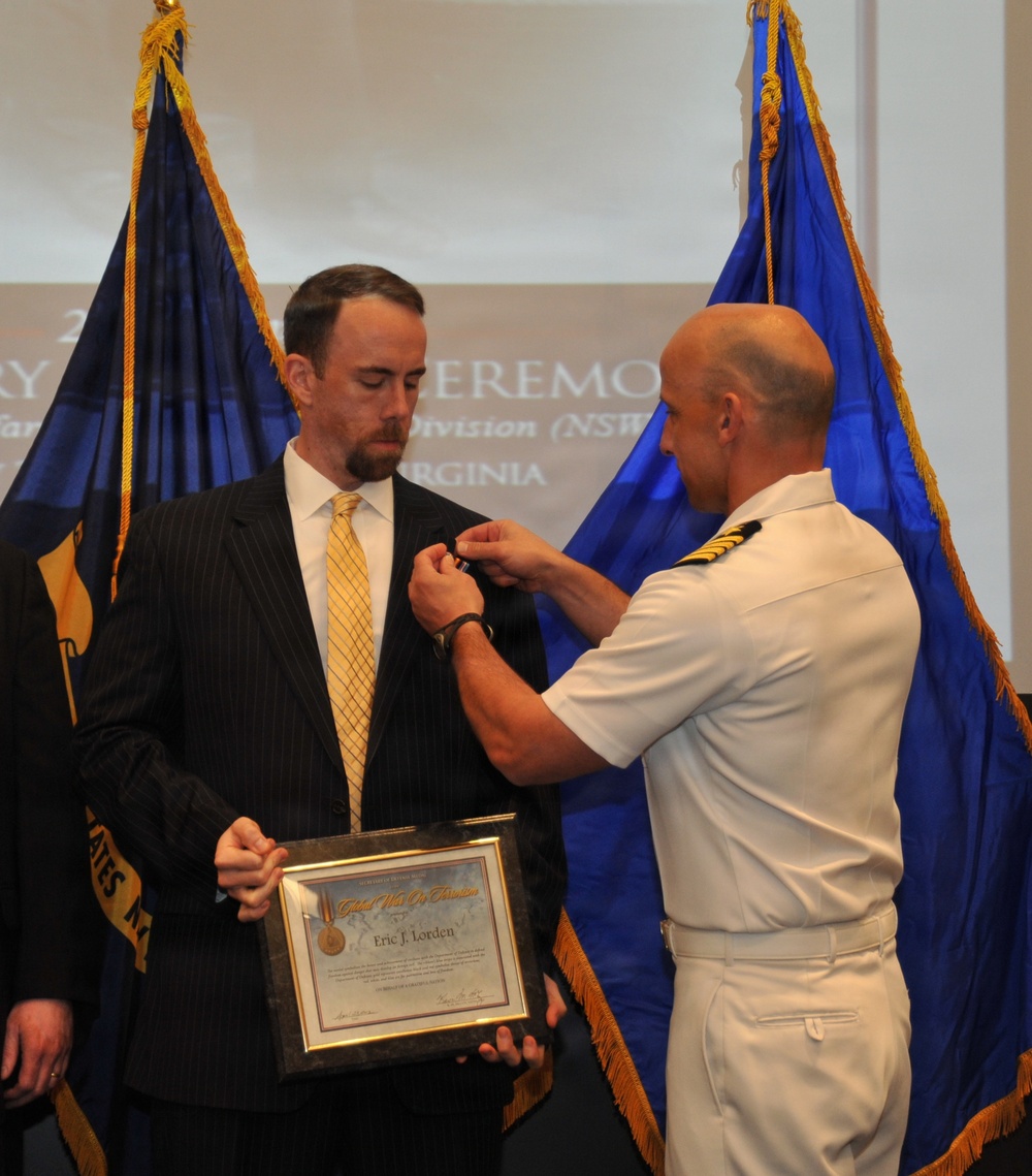Eric Lorden, GWOT recipient