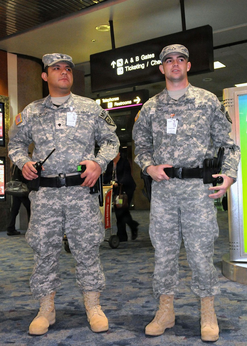 Army Spc. Jesus Garcia Salazar and Army Pfc. Josh King