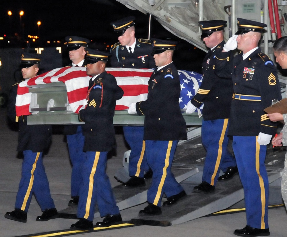 The New York National Guard's Honor Guard team