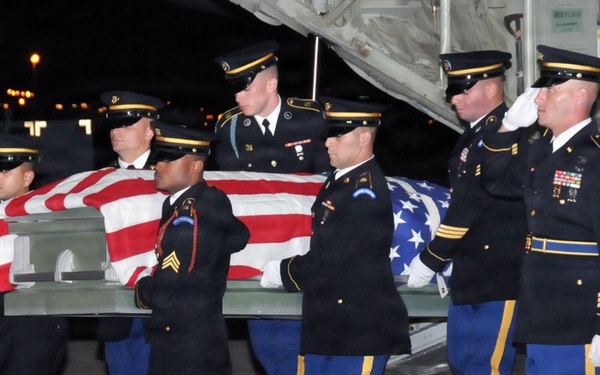 The New York National Guard's Honor Guard team