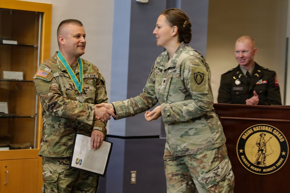 Maine Army National Guard Inducts Member into the Military Order of Saint Gabriel