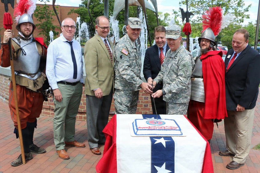 Va. Guard celebrates 406th birthday at Jamestown Settlement