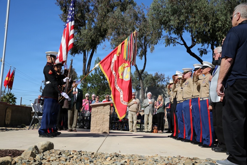 2nd Battalion, 1st Marine Regiment honors 2/1 Vietnam veterans