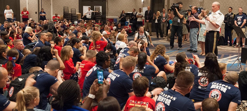 CJCS visits TAPS good Grief Camp
