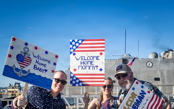 USS Cooperstown (LCS 23) Returns to Naval Station Mayport from Deployment