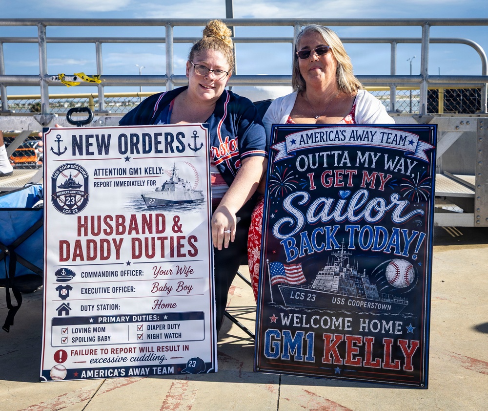 USS Cooperstown (LCS 23) Returns to Naval Station Mayport from Deployment