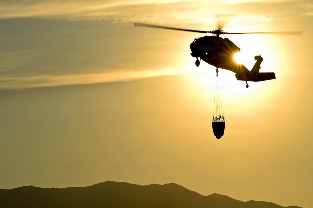 Utah Army National Guard fights northern Utah fires