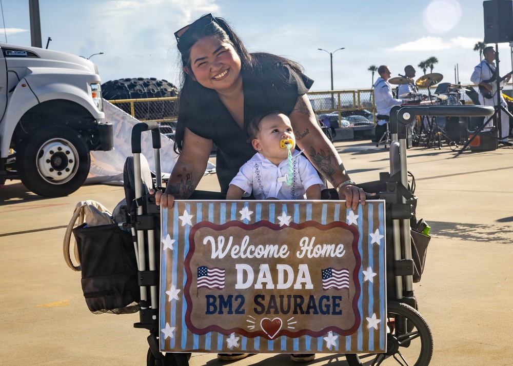 USS Cooperstown (LCS 23) Returns to Naval Station Mayport from Deployment