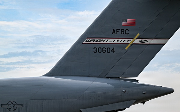 445th AW showcases C-17 during kids’ 'deployment' event