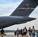 445th AW showcases C-17 during kids’ 'deployment' event