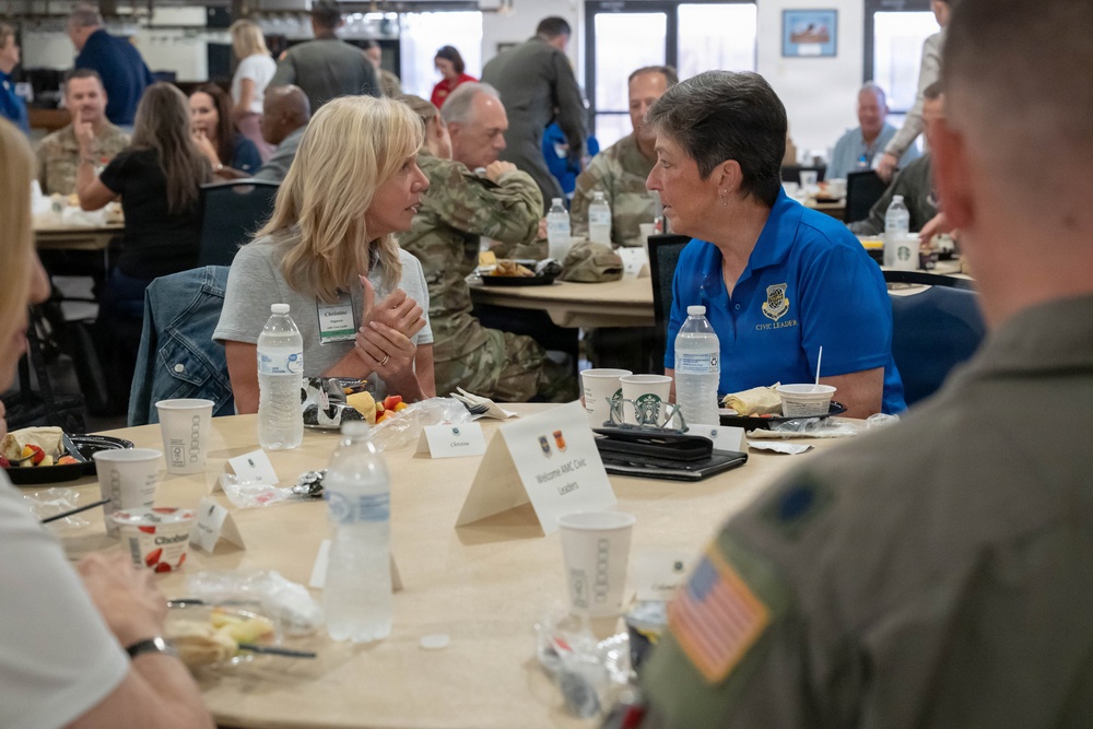 317th AW shows AMC civic leaders how victory starts at Dyess