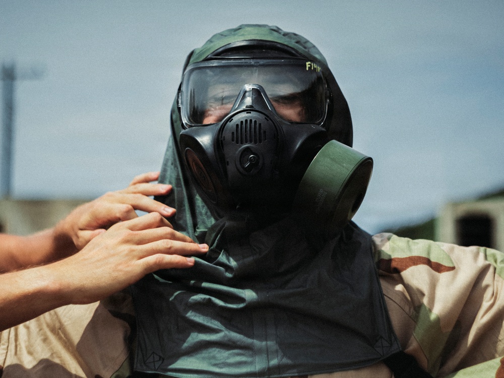 EOD Technicians Conduct a CBR Drill