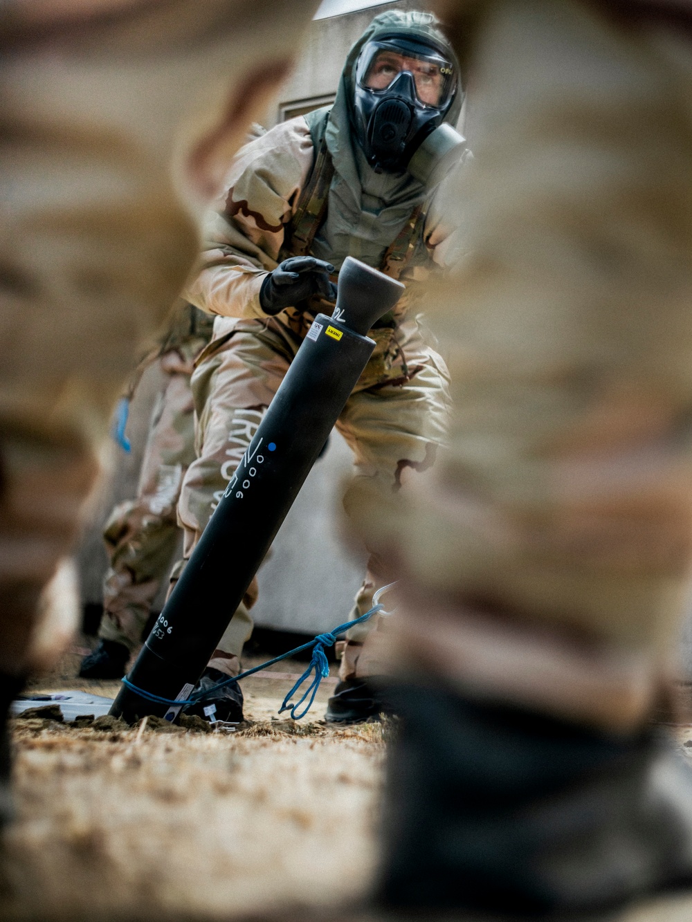 EOD Technicians Conduct a CBR Drill