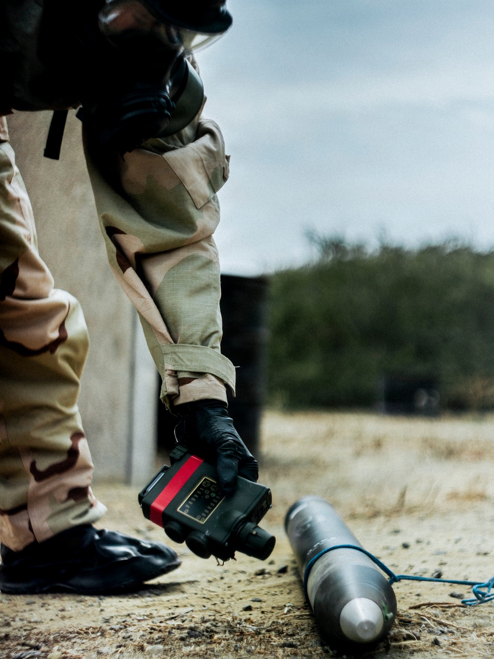 EOD Technicians Conduct a CBR Drill