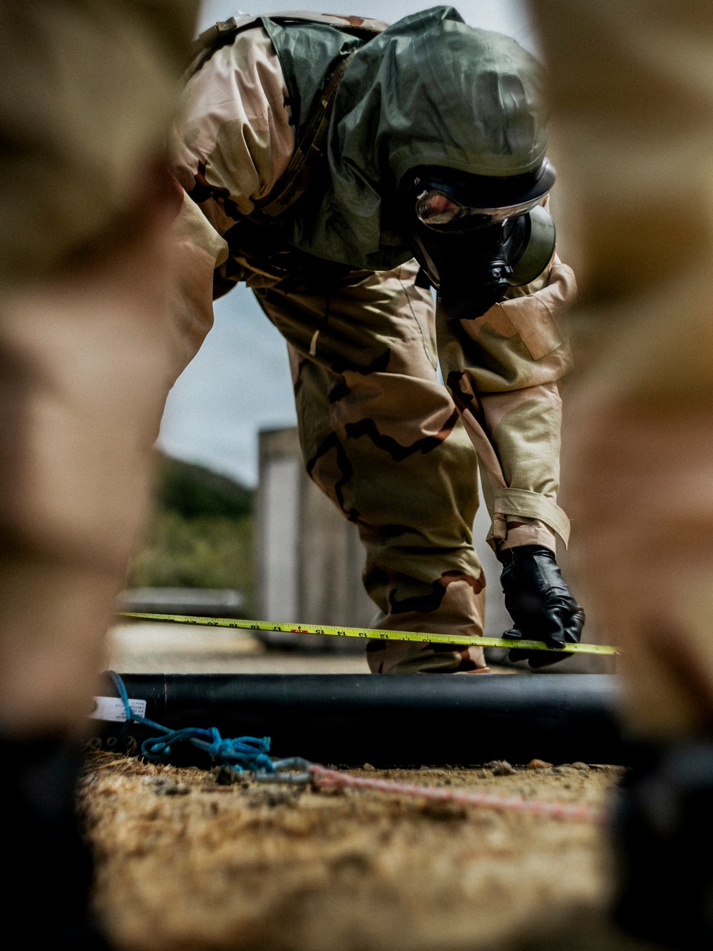 EOD Technicians Conduct a CBR Drill