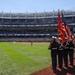 1st Marine Corps District Presents the Colors at Yankee Stadium