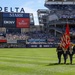 1st Marine Corps District Presents the Colors at Yankee Stadium