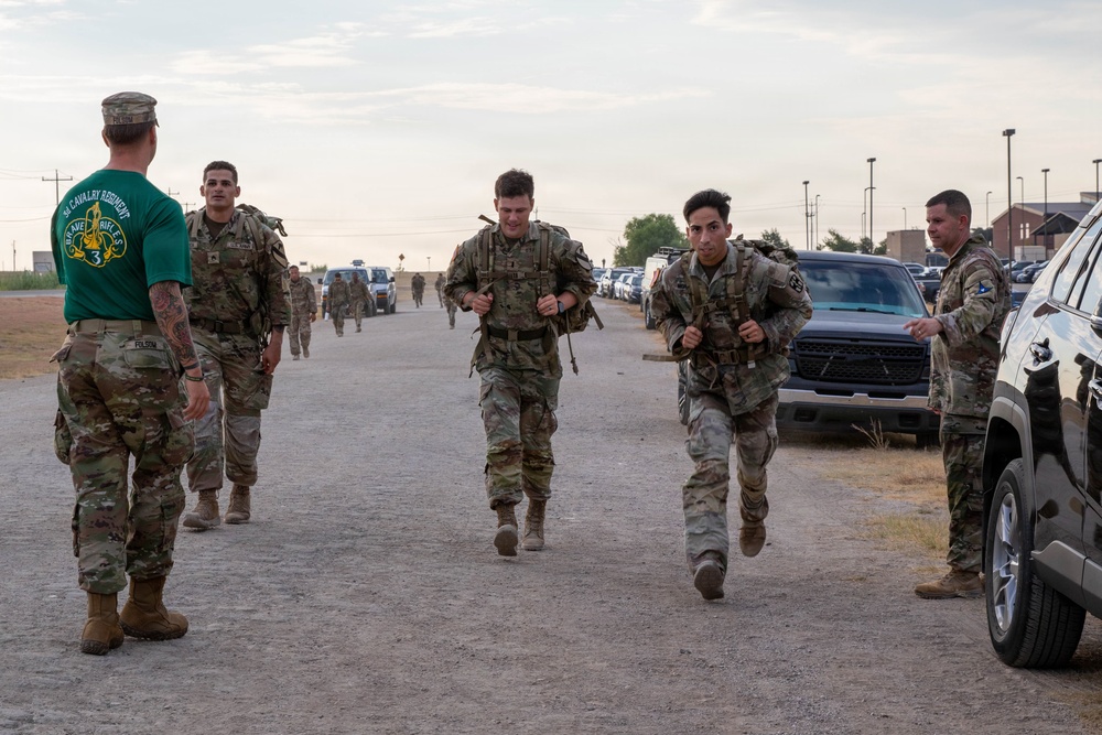 III Armored Corps hosts Danish Flyver Ruck March