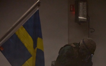 U.S. Marines, Swedish Forces participate in CBRN and decontamination training during Archipelago Endeavor 26