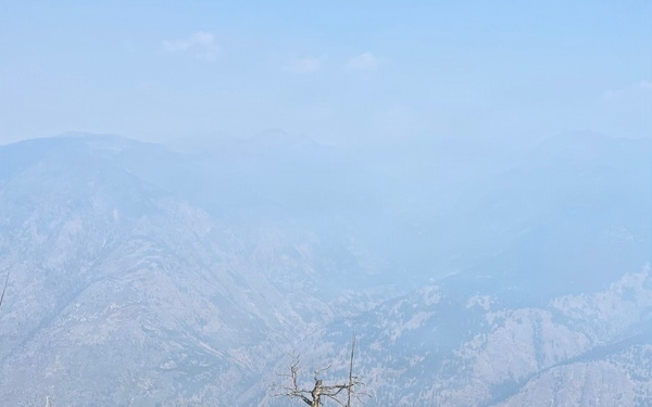 Active-duty Soldiers on the Little Giant Fire