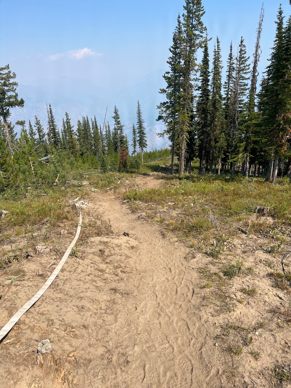 Active-duty Soldiers on the Little Giant Fire