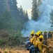 Active-duty U.S. Army Soldiers from 7th Infantry Division activated as wildland firefighters on the Little Giant Fire