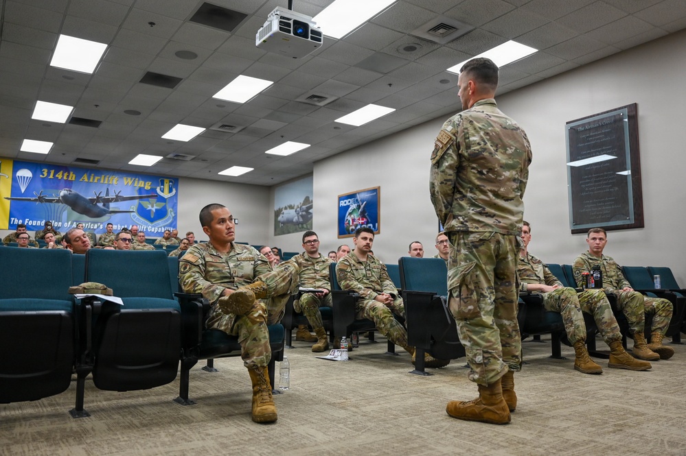 AMC Command First Sergeant visits LRAFB