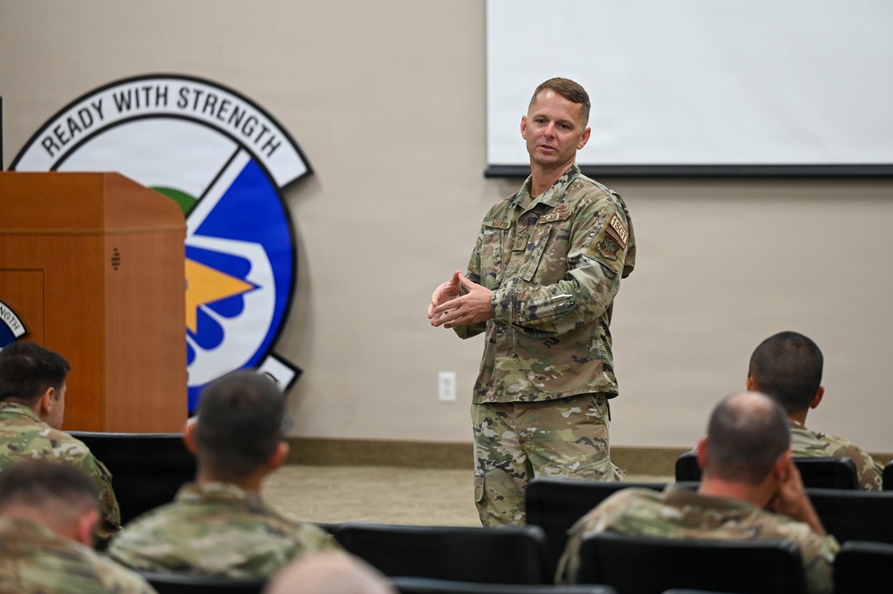 AMC Command First Sergeant visits LRAFB
