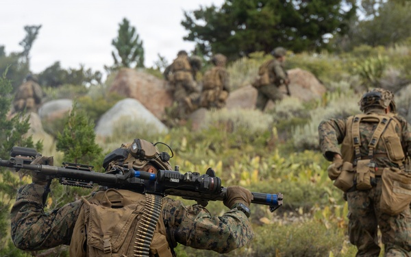 3rd Bn., 4th Marines patrol during MTX 4-26