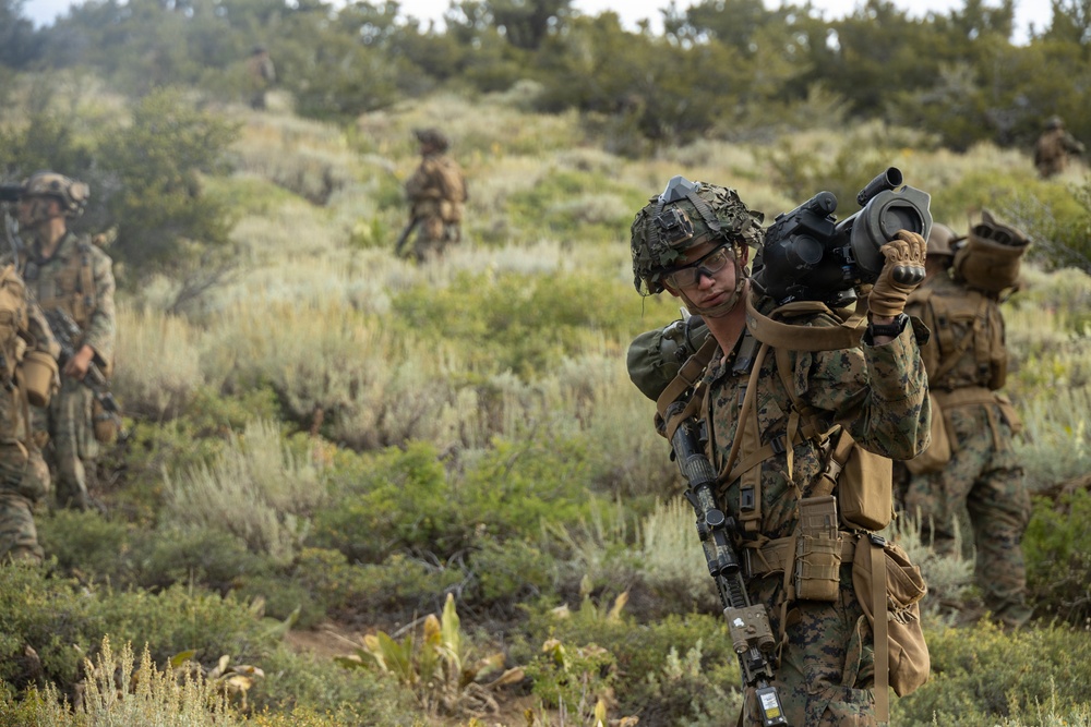 3rd Bn., 4th Marines patrol during MTX 4-26