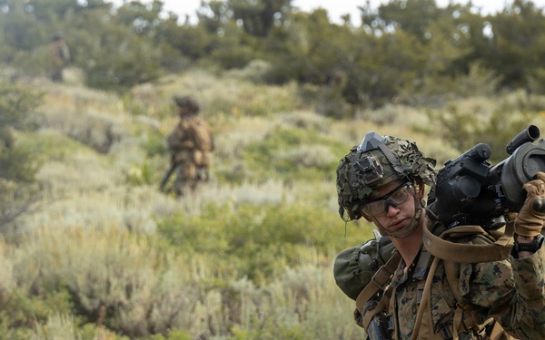3rd Bn., 4th Marines patrol during MTX 4-26