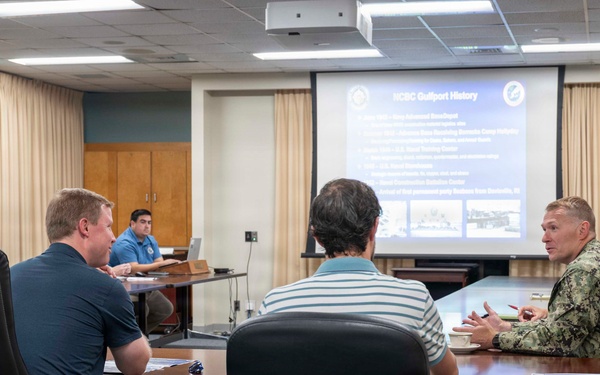 Congressional Staff Visits NCBC Gulfport