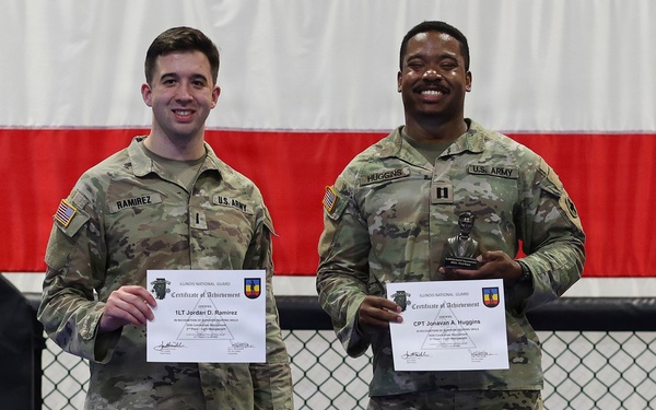 Top Finishers in Illinois Army National Guard’s Modern Army Combatives Tournament