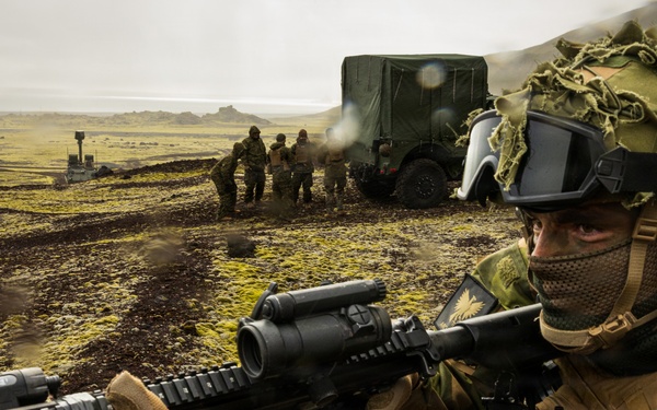 U.S., Norwegian Forces Displace Combined Air Defense and Missile Systems in Jan Mayen