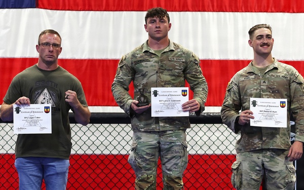 Top Finishers in Illinois Army National Guard’s Modern Army Combatives Tournament