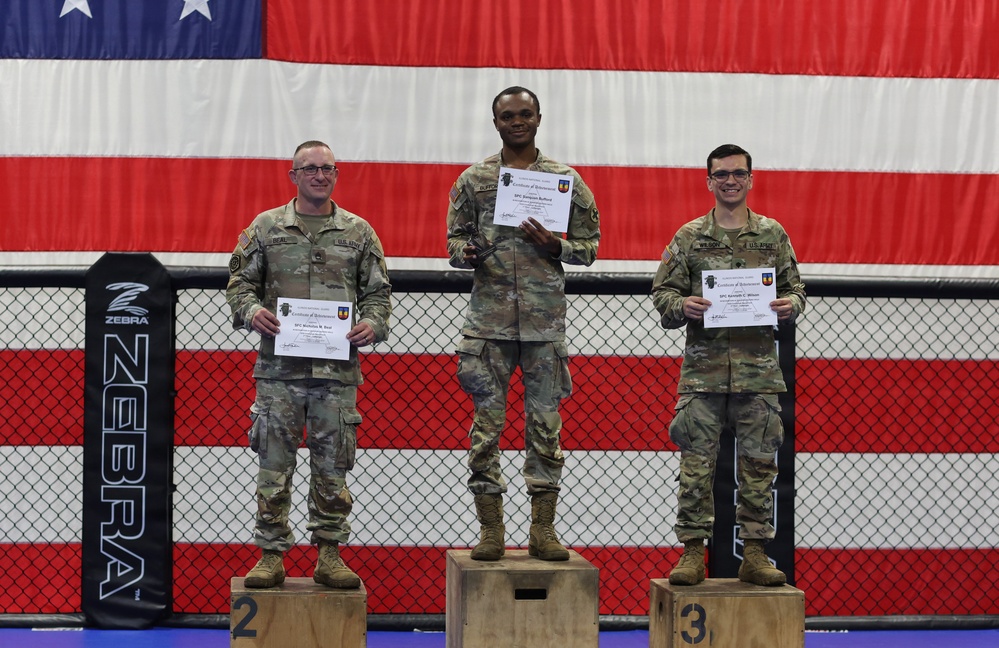 Top Finishers in Illinois Army National Guard’s Modern Army Combatives Tournament