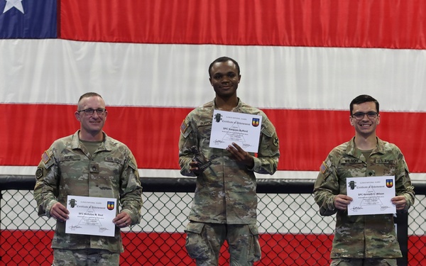 Top Finishers in Illinois Army National Guard’s Modern Army Combatives Tournament